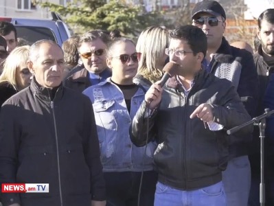 Armenia 2nd President supporters’ petition in Sevan