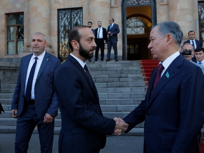 Armenian parliament’s speaker meets Kazakh Mazhilis chair
