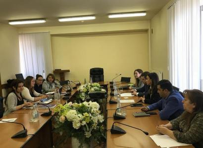 Armenian territorial administration and infrastructures deputy ministers receive EITI delegation