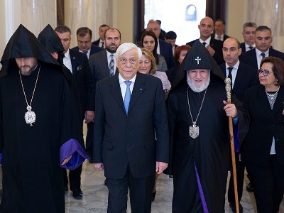 Greece President visits Mother See of Holy Etchmiadzin