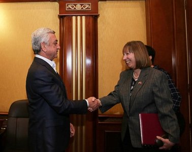 Newspaper: Why did US Ambassador meet Armenia third president?