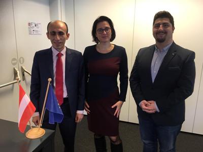 Artsakh Ombudsman meets with Austrian MP and counterpart