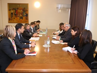 Armenian minister meets with delegation led by German Ambassador