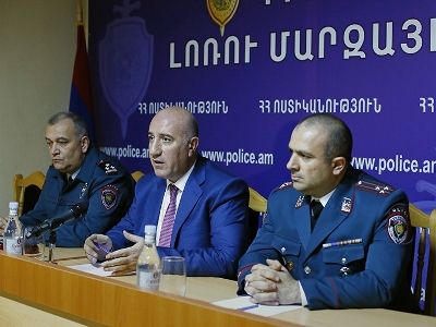 Արման Սարգսյանը անձնակազմերին է ներկայացրել Լոռու եւ Գեղարքունիքի ոստիկանապետերին