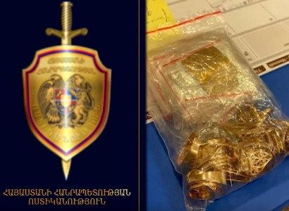 Հայաստան ժամանած զբոսաշրջիկի ուղեբեռի միջից հափշտակած ոսկյա զարդերը հայտնաբերվել են