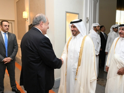 Armenia President, Qatar PM say there are great opportunities for cooperation