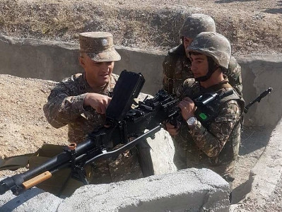 Հրաձգության գործնական պարապմունքներ. ցուցադրվել է խոշոր տրամաչափի զենքերի կառուցվածքը
