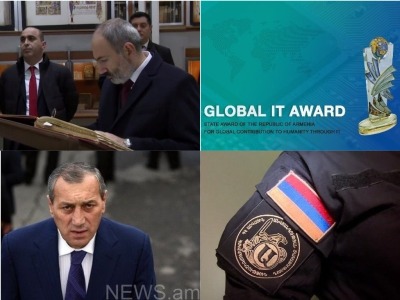 PM Pashinyan arrives in Italy, Armenia ranked 94th in Global Terrorist Index, 20.11.19 digest