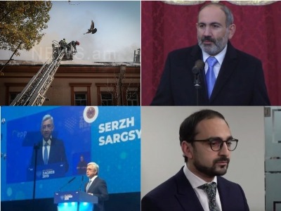 Armenian PM continues Italy trip, Serzh Sargsyan speaks out, digest as of 21.11.2019