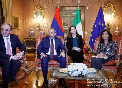 Armenian PM’s official visit to Italy continues