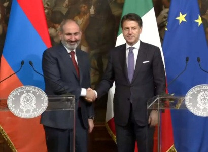 Armenian PM meets with Italian counterpart