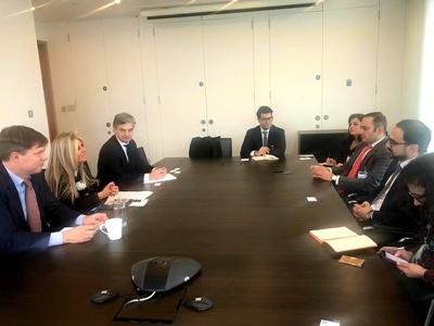 Փոխվարչապետ Տիգրան Ավինյանը հանդիպել է «Դոյչե բանկ»-ի ու «Գոլդման Սաքս»-ի ներկայացուցիչներին