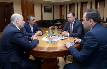 Armenian defense minister receives director of Armenian Wounded Heroes Fund