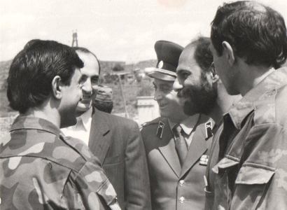 Samvel Babayan posts comment about and photo of Monte Melkonian on Facebook page