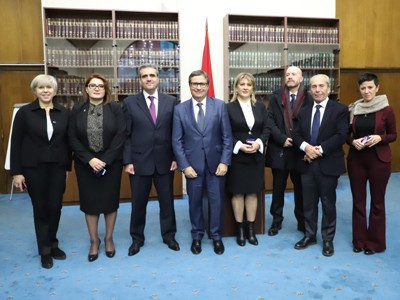 Armenia Court of Cassation head meets with Italy High Council of the Judiciary delegation