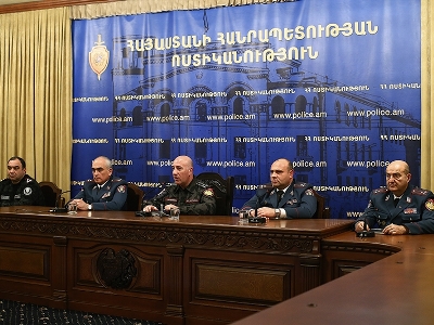 Ոստիկանապետի պաշտոնակատարը ներկայացրել է ոստիկանության պետի նորանշանակ տեղակալներին