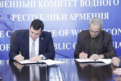 Ջրային կոմիտեի և Ի.Վ.Եղիազարովի անվան ինստիտուտի միջև ստորագրվել է փոխըմբռնման հուշագիր