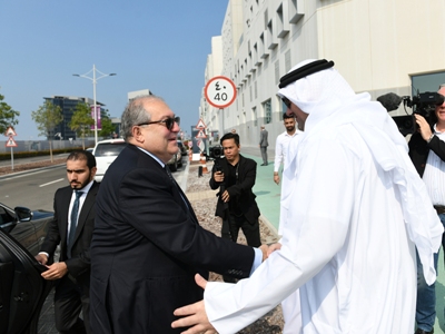 Armenia president attends signing of agreement between ANIF and Masdar company (PHOTO)