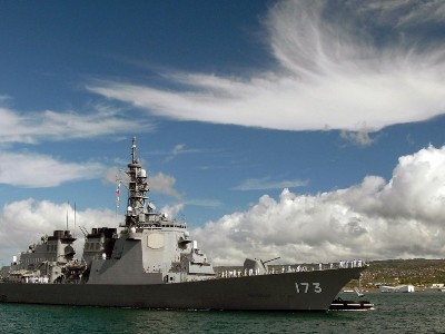 Woman first heads Aegis destroyer in Japan