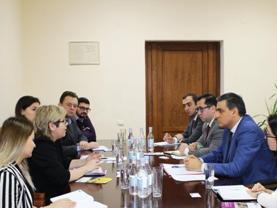 Armenia Ombudsman receives head of CoE Conference of International Non-governmental Organizations