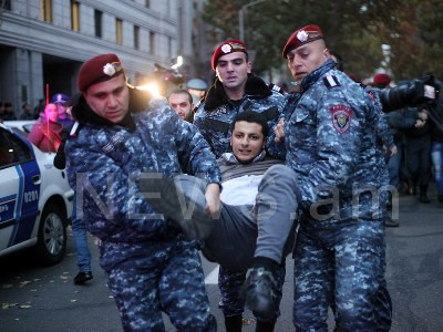 24 young people apprehended in Yerevan