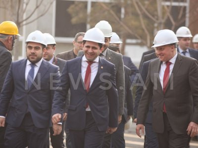 Տարածքային ինքնակառավարման եւ ենթակառուցվածքների նախարարն ու ՀՀ-ում ՌԴ դեսպանն այցելել են ՀԱԷԿ (ֆոտո)