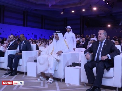 Armenian President attends opening of Doha Forum in Qatar