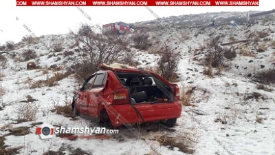 Մեքենան մի քանի պտույտ գլխիվայր շրջվելով՝ հայտնվել է ձորում
