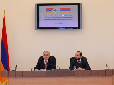 Armenia Parliament Speaker in Artsakh, to visit military units