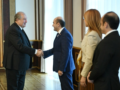 Armenia President meets with head of Bright Armenia parliamentary faction (PHOTO)