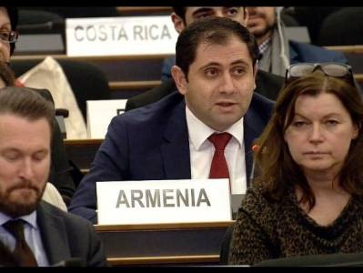 Armenian official shares Armenia's good practice at first Global Refugee Forum in Geneva