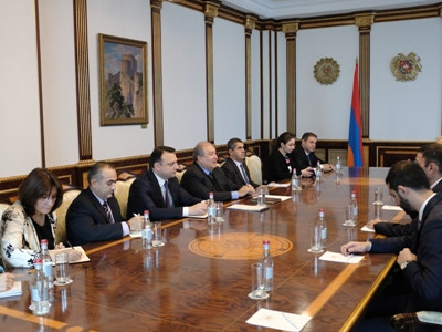 Armenia President meets with members of My Step parliamentary faction (PHOTO)