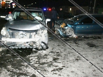 Խոշոր ավտովթար՝ Կոտայքի մարզում. բախվել են Nissan ու Opel-ը. կա 5 վիրավոր