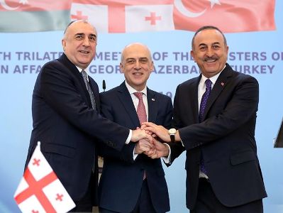 Georgia, Azerbaijan and Turkey FMs sign joint statement