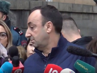 Signature of non-departure is applied for Armenia Constitutional Court chief judge