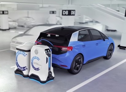 Volkswagen-ը էլեկտրամոբիլների լիցքավորման համար ռոբոտ է ներկայացրել