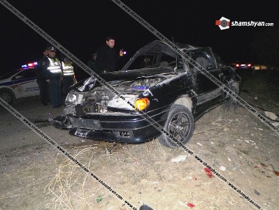 Կոտայքի մարզում «ՎԱԶ 21134»-ը մի քանի պտույտ շրջվել է. 25-ամյա վարորդը մահացել է. նրան գտել են մեքենայից դուրս (ֆոտո)