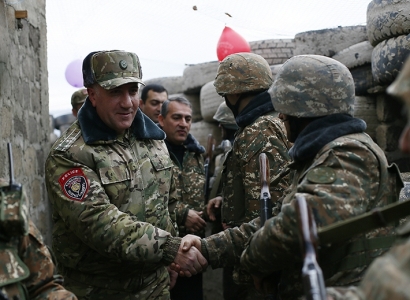 Armenian acting police chief visits on-duty police border guards