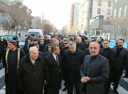 Foreign ambassadors to Tehran attend Soleimani's funeral