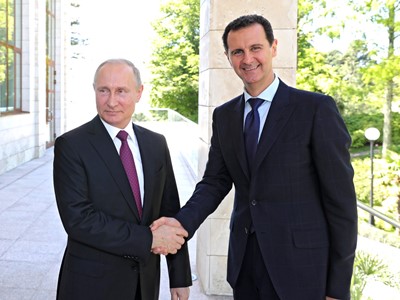 Putin meets with Bashar al-Assad in Damascus