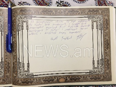 Armenian minister visits Embassy of Islamic Republic of Iran in Armenia