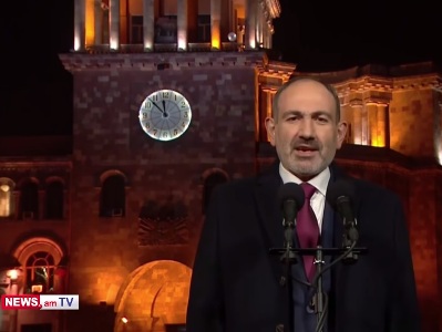 AntiFake.am: Armenia PM read same sentence twice in New Year's address