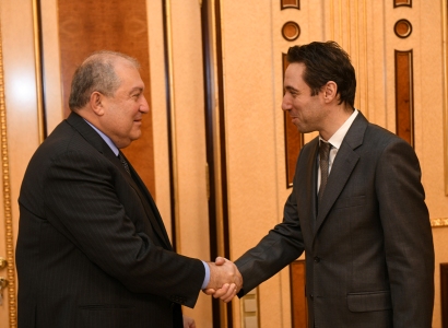 Armenia President meets with Yerevan mayor