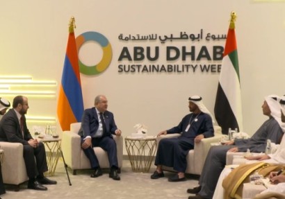 Armenia President meets with Crown Prince of Abu Dhabi