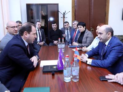Opposition Bright Armenia parliament faction meets with Minister of Defense (PHOTOS)