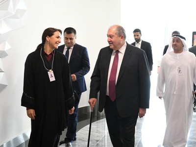 Armenia President meets with UAE Minister of State for Food Security
