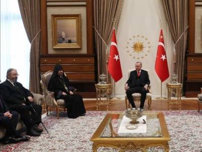Turkey's Erdogan receives newly elected Armenian Patriarch of Constantinople