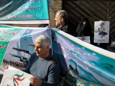 Iraq-Iran War veterans hold protest against Soleimani's assassination in Tehran
