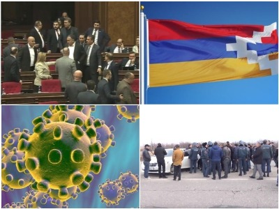 Livestock farmers protest in Armenia's provinces, 4th death from coronavirus, 21.10.20 digest