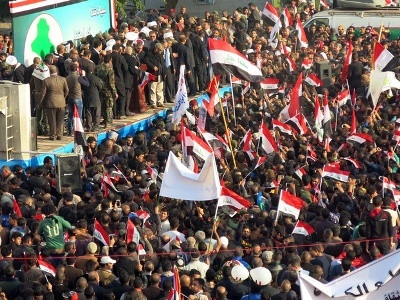 Protests held in Baghdad demanding withdrawal of US troops from Iraq